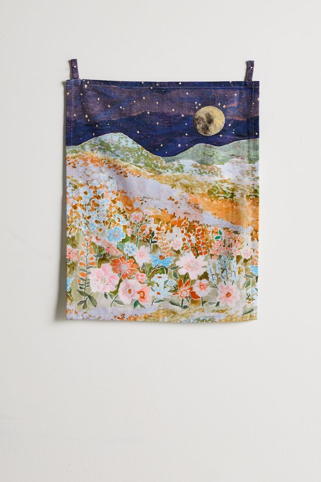 Arazzo da giardino illuminato dalla luna #3