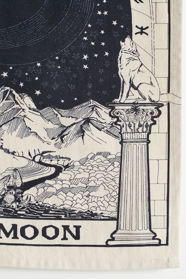 The Moon Tarot Card Tapestry #2