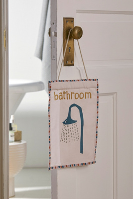 Image of Tüflagge Bathroom zum Aufhängen