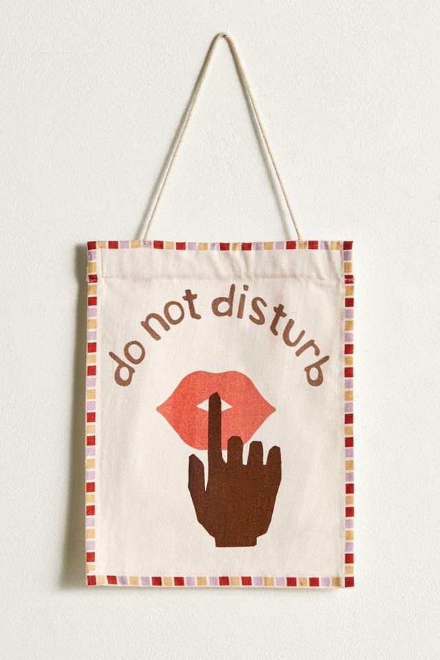 Do Not Disturb Hanging Door Flag  #1