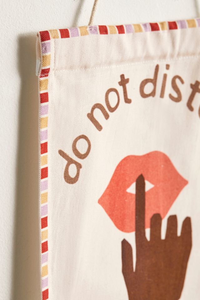 Do Not Disturb Hanging Door Flag  #3
