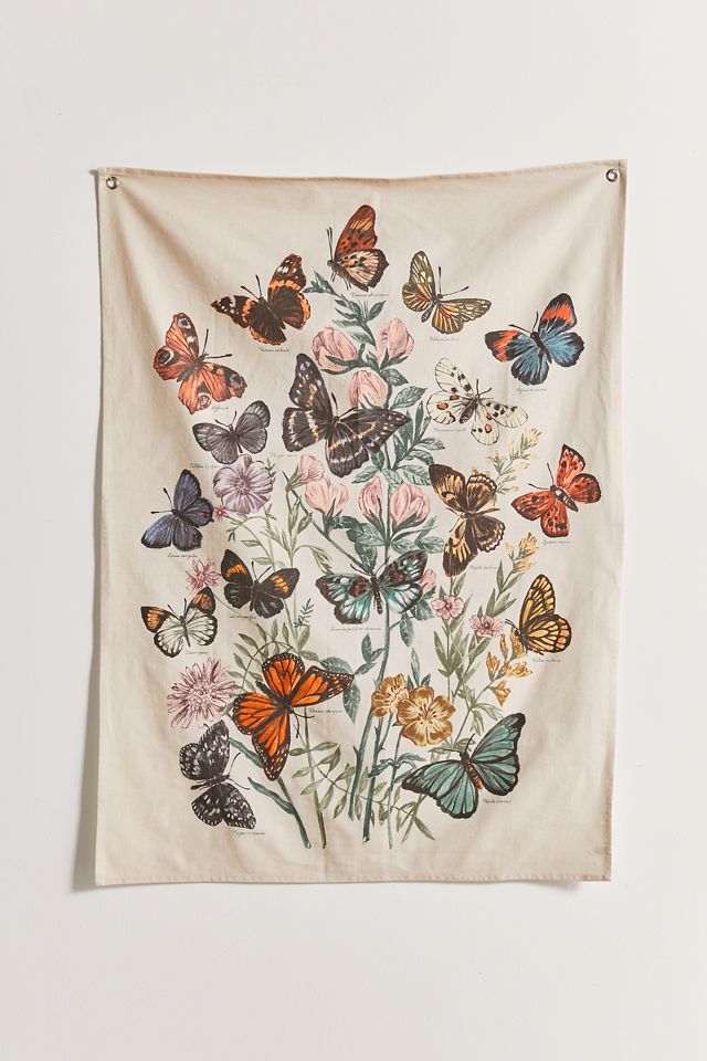 Butterfly Bouquet Tapestry #1