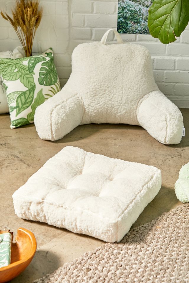 Sherpa cheap floor pillow