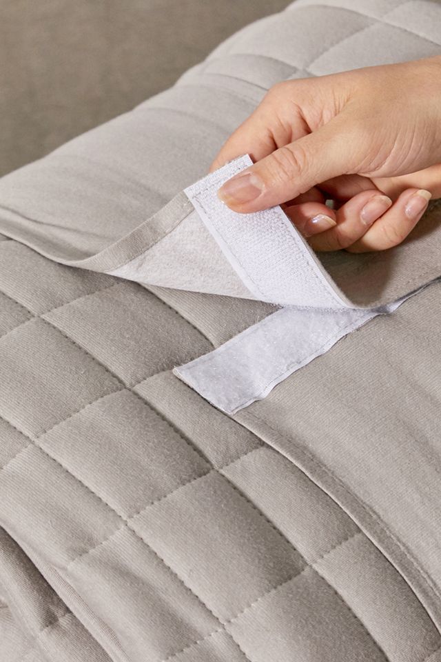 Gran colcha de jersey de nube gris #2