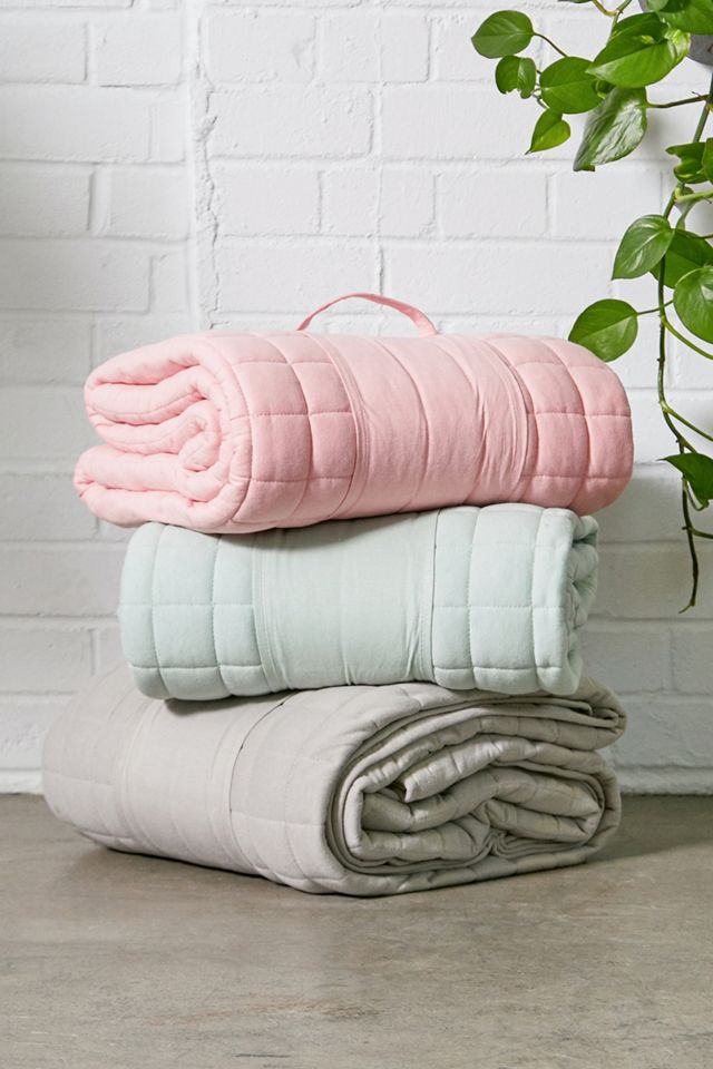 Gran colcha de jersey de nube gris #4