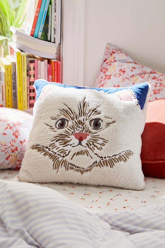 Urban outfitters 2025 cat pillow