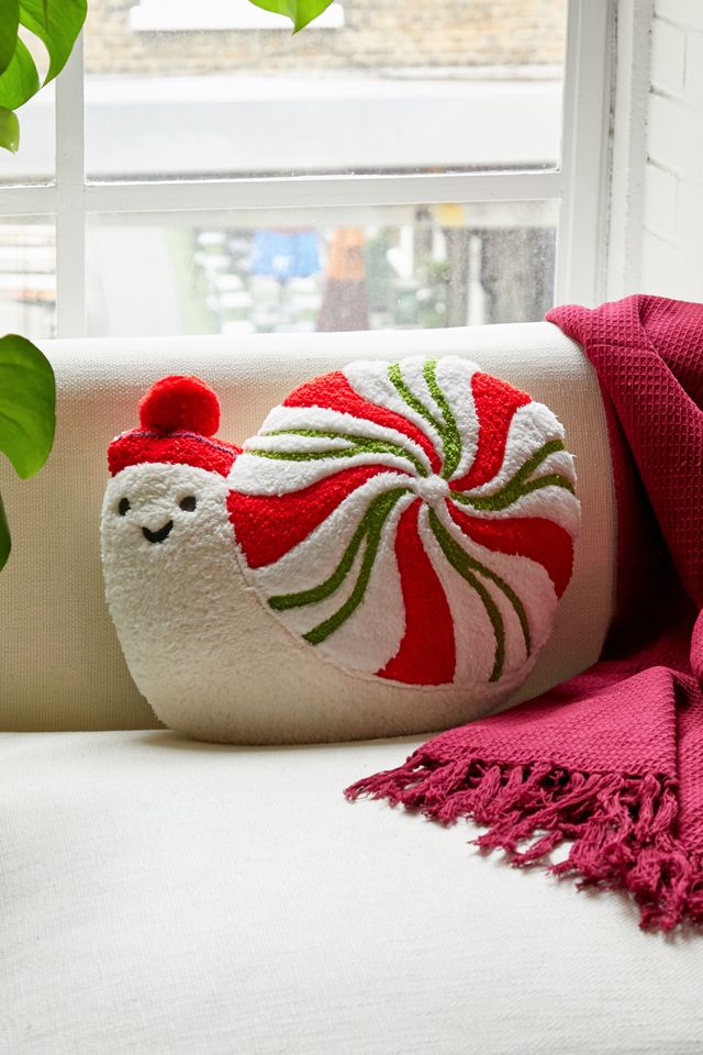 Peppermint Snail Cushion Urban Outfitters UK