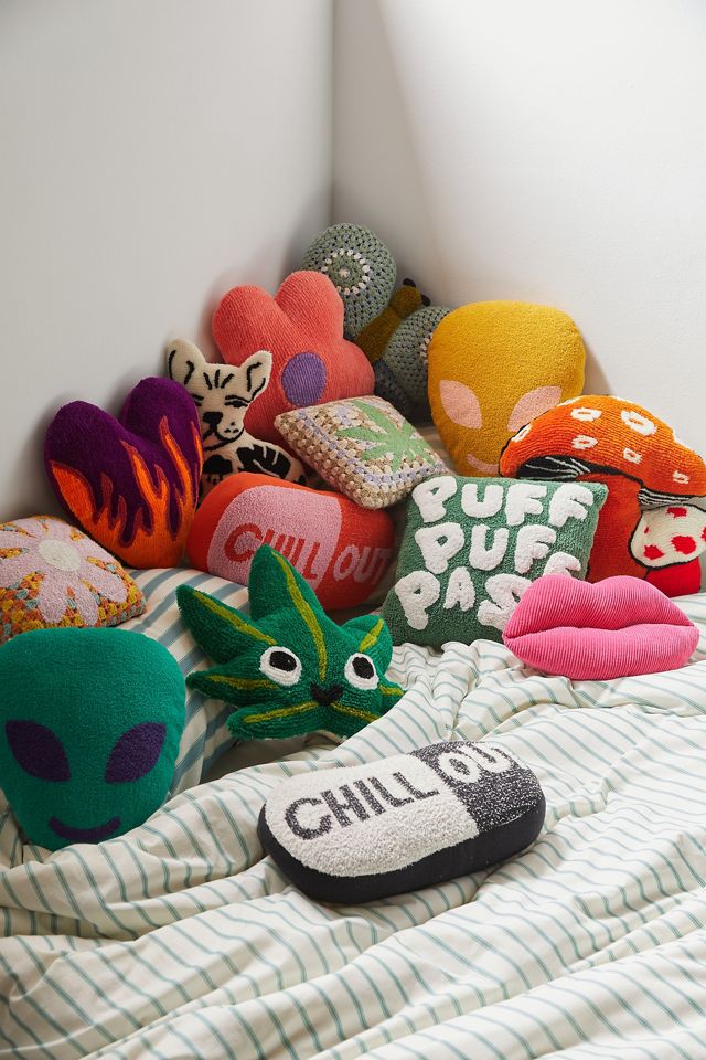 Flaming Heart Shaped Cushion #3