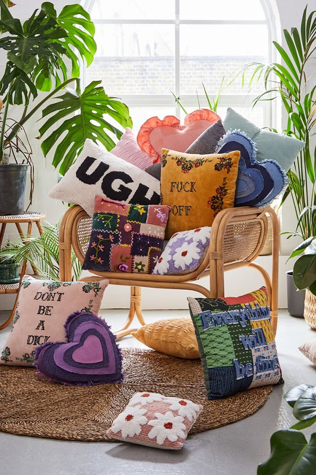 Don't Be A D*ck Embroidered Cushion #3