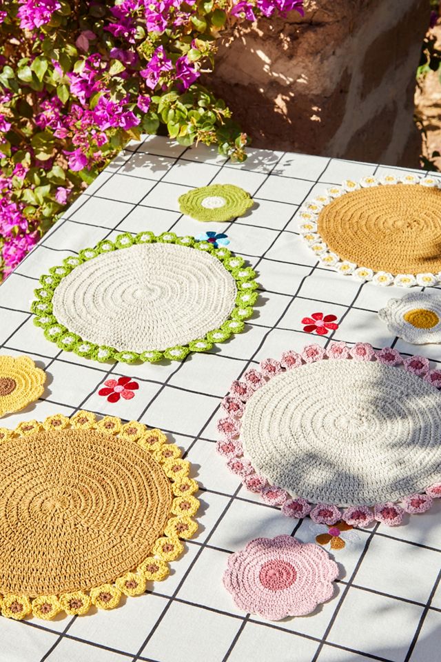 Flower Coasters 4-Pack #2
