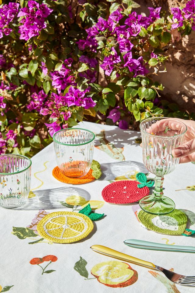 Fruit Coasters 4-Pack