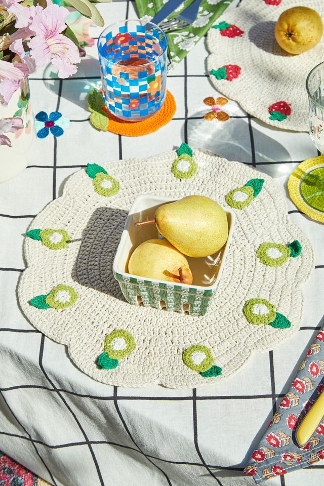 Pear Placemat Urban Outfitters UK