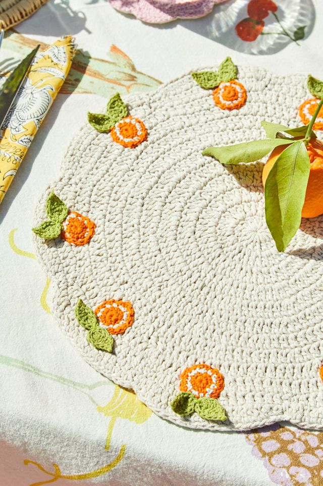 Orange Placemat Urban Outfitters UK