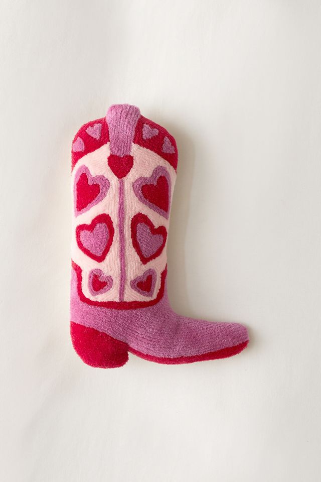 Misty Cowgirl Boot Tufted Cushion #1