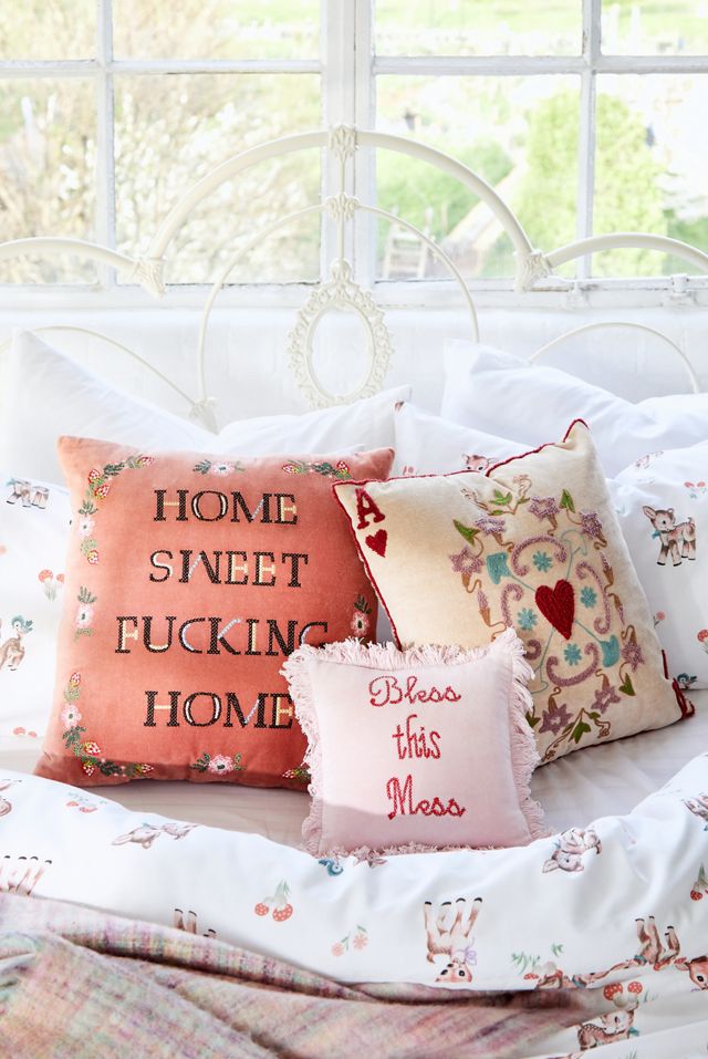 Home Sweet F*cking Home Cushion #1