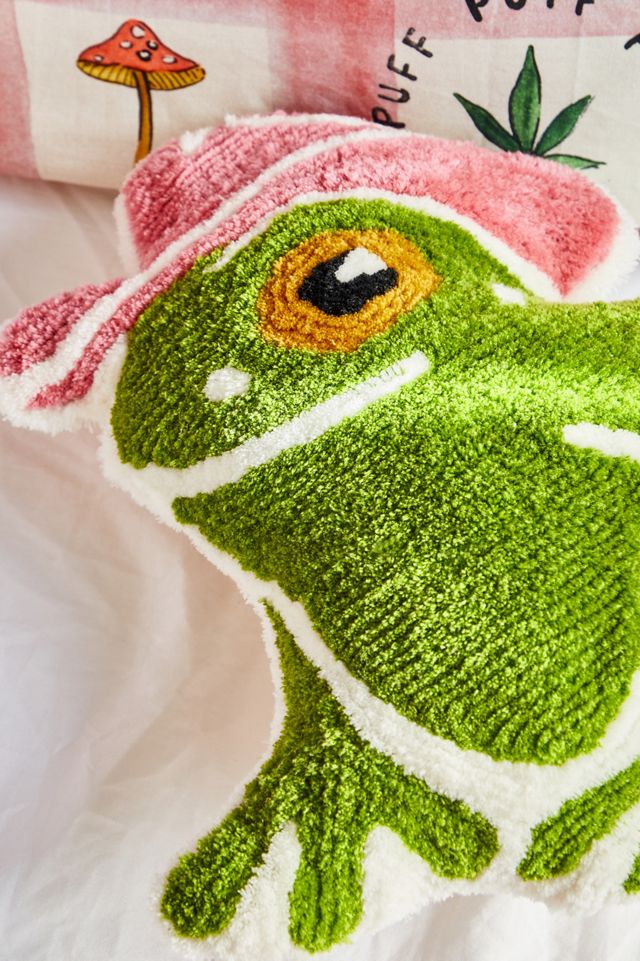 Pink Western Froggy Tufted Cushion #2