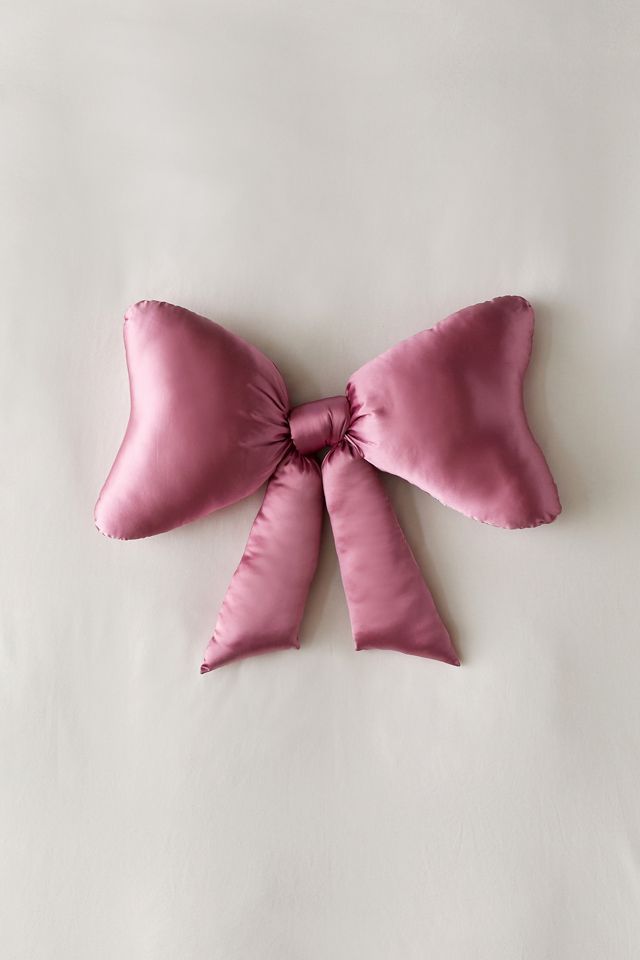 Big Bow Satin Pillow #2