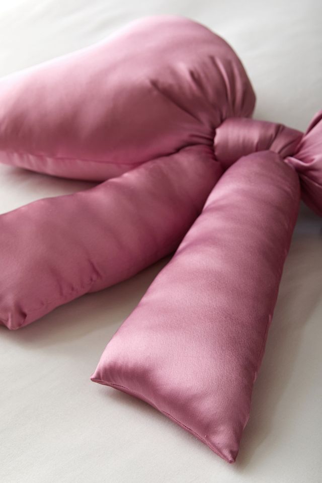 Big Bow Satin Pillow #3
