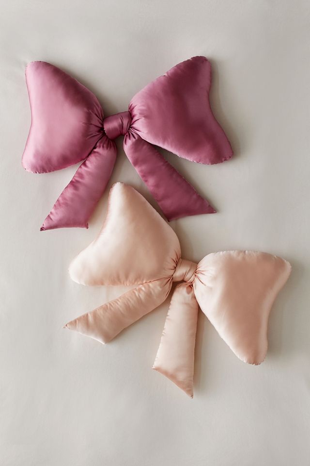 Big Bow Satin Pillow #4