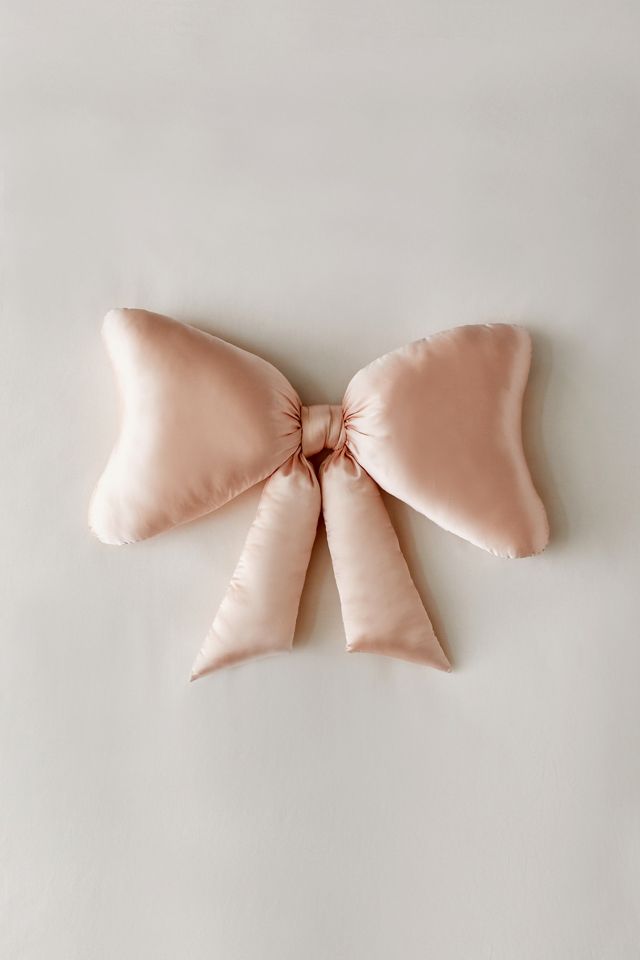 Big Bow Satin Pillow #2