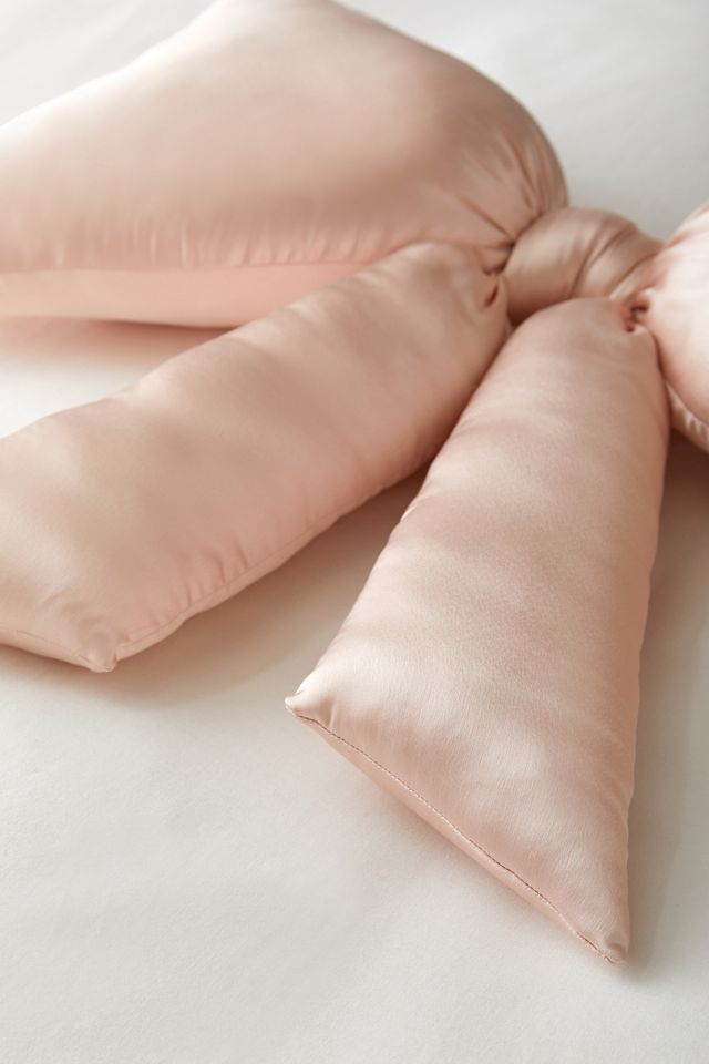 Big Bow Satin Pillow #3
