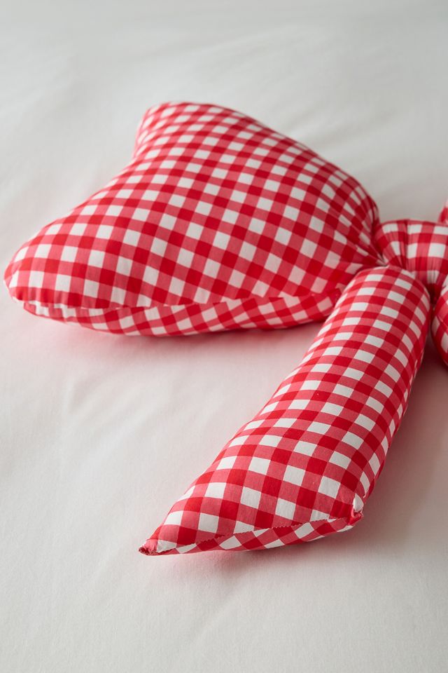 Gingham Bow Cushion #2