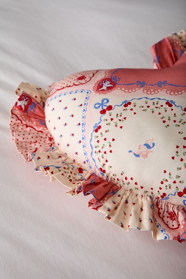 Galentine Heart Ruffle Cushion #2