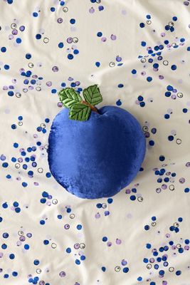 Blaubeer-Samt-Kissen