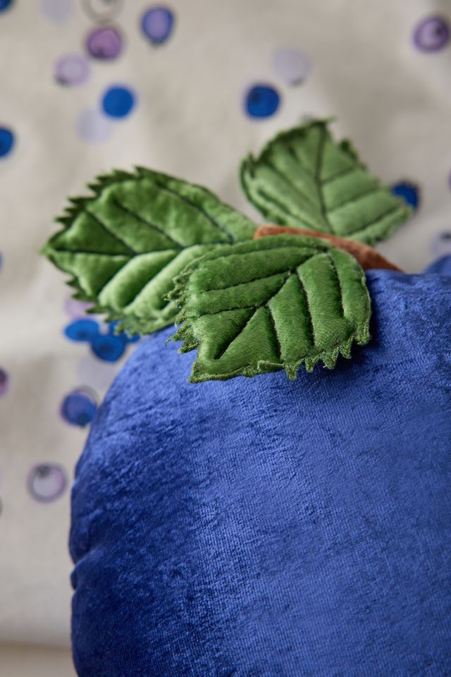 Blueberry Velvet Cushion #1