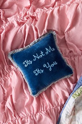 Its Not Me Its You Mini Cushion