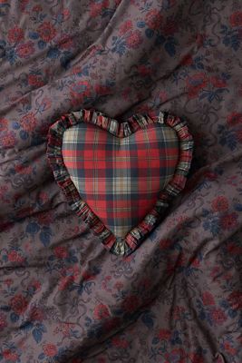 Tartan Plaid Herzkissen