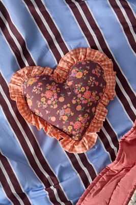 Heart Floral Mini Cushion