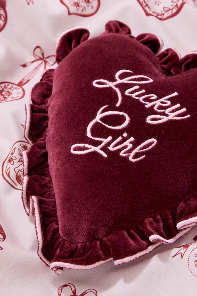 Mini Cuscino Lucky Girl Heart #1