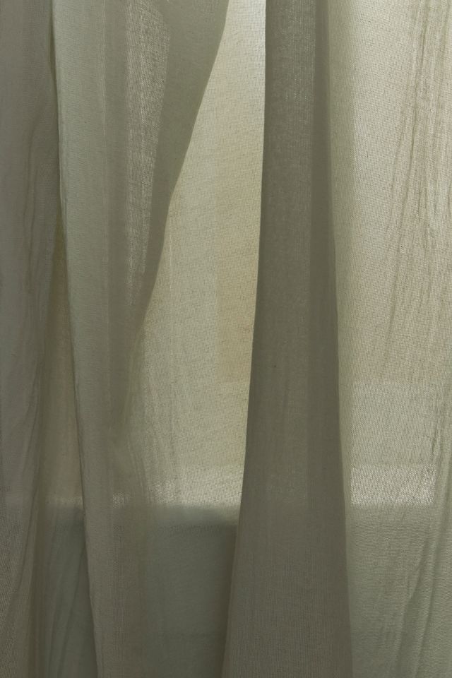 Sage Knotted Window Curtain #3