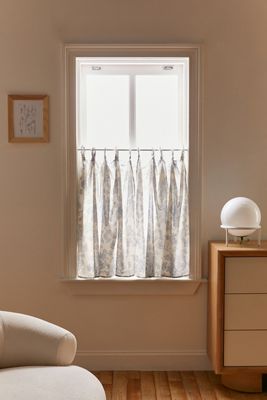 Blau Toile Vorhang