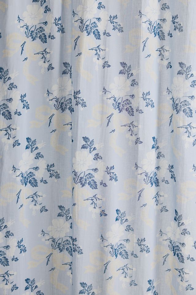 Blauer Juliette Vorhang #2