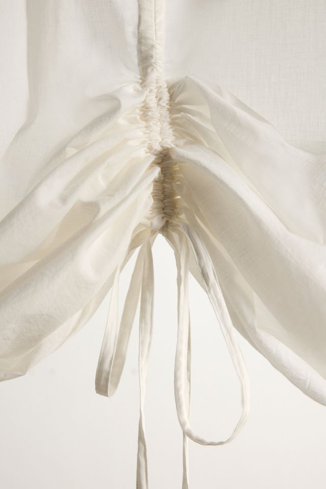 White Valance Tie Bow Curtain #3
