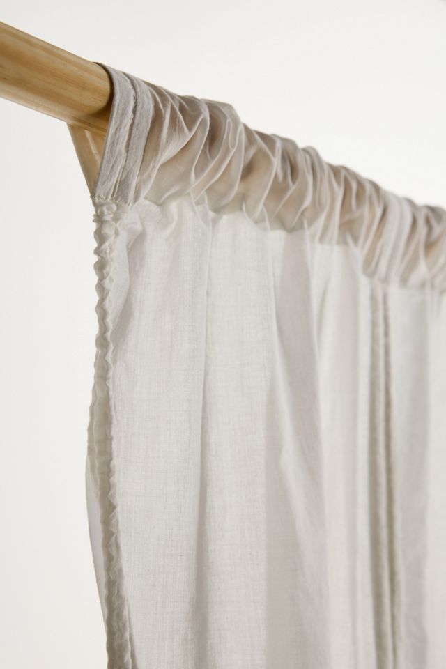 White Valance Tie Bow Curtain #4