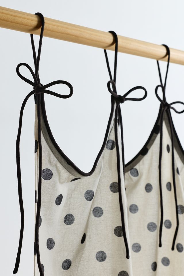 Polka Dot Scallop Cafe Curtains #2