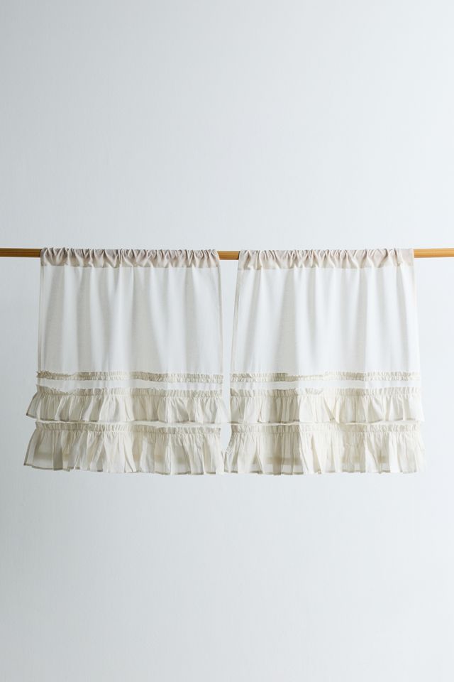 Lace Ruffle Cafe Curtains #1
