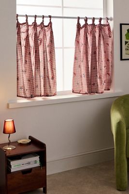 Cortinas de Café a Cuadros Bailee