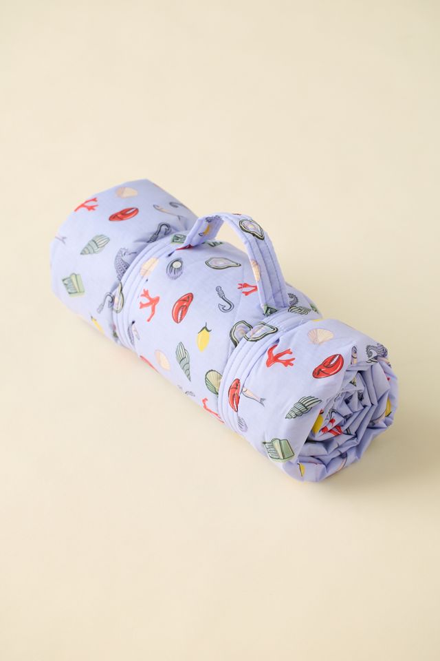 BAGGU Sea Charms Puffy Picnic Blanket #1