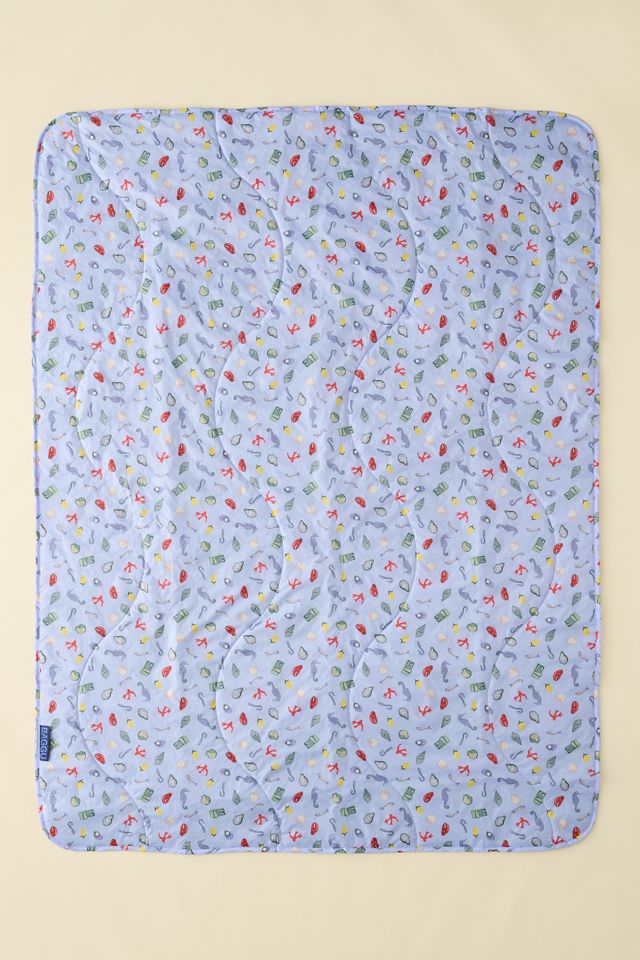 BAGGU Sea Charms Puffy Picnic Blanket #2