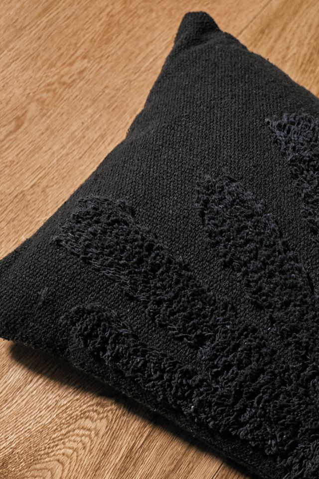Coussin noir Soleil levant #1