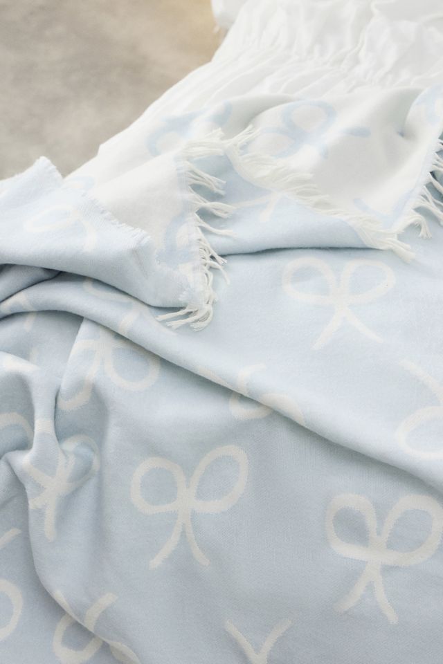 Ditsy Bow Art Throw #2