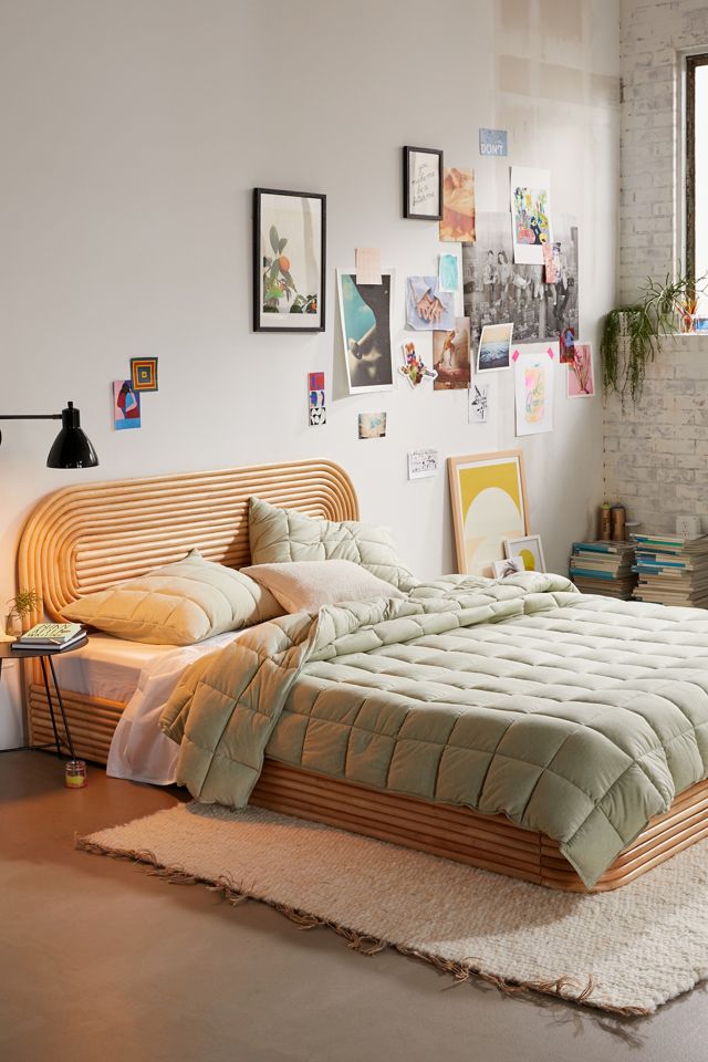 Coperta da lancio trapuntata al pistacchio #8