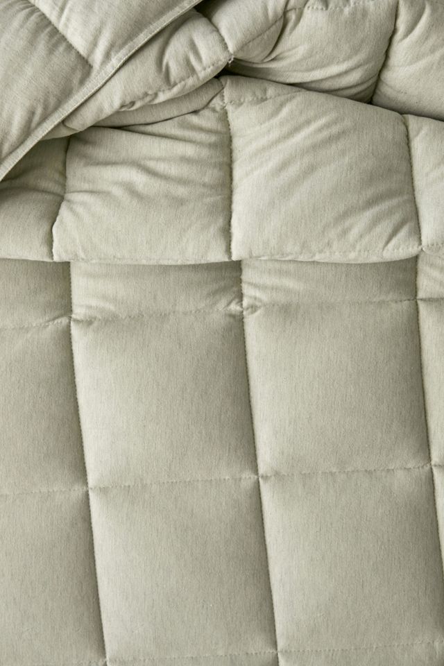 Coperta da lancio trapuntata al pistacchio #9