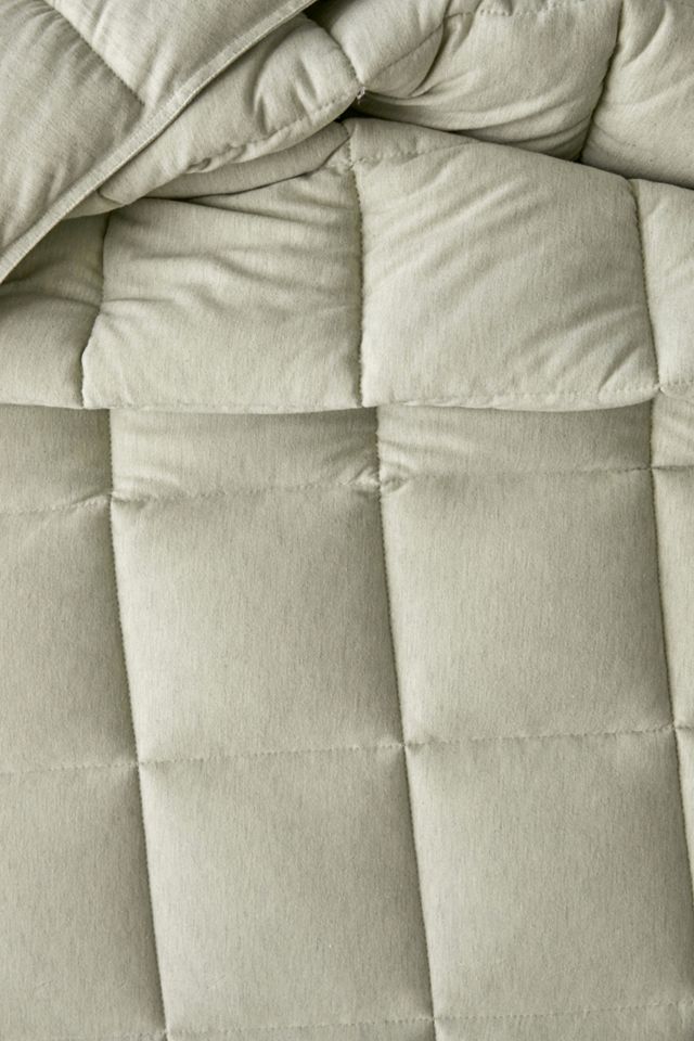 Coperta da lancio trapuntata al pistacchio #3