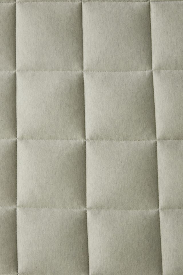 Coperta da lancio trapuntata al pistacchio #10