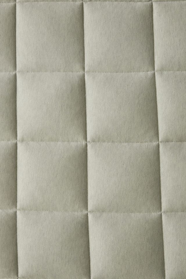 Coperta da lancio trapuntata al pistacchio #4